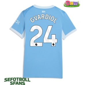 Manchester City Josko Gvardiol #24 Hemmatröja Kvinnor 2026-27 Kortärmad